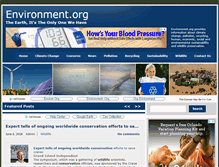 Tablet Screenshot of environment.org